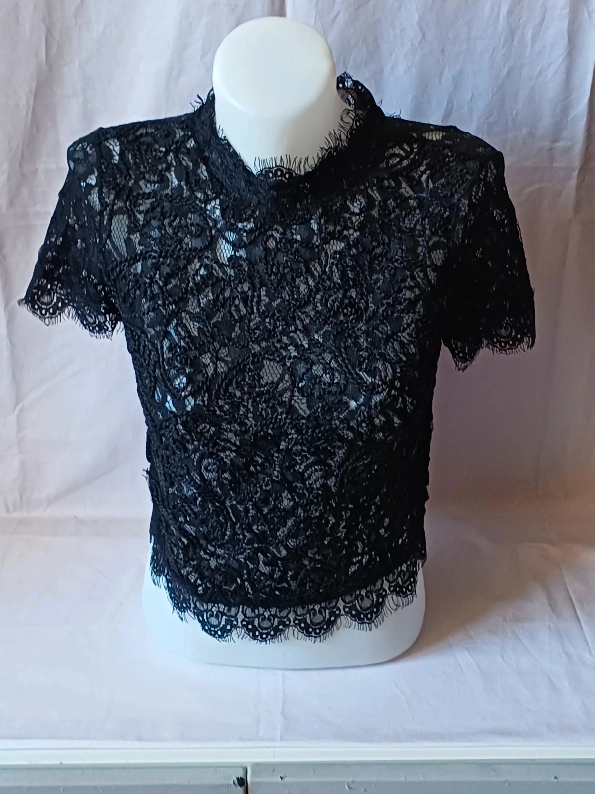 Top de renda Zara tamanho S – photo 7